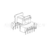 Estrutura de Transformador Ef20, Estrutura de Baquelite Ef21, Estrutura de Alta Frequência, Carretel com um Lado Alargado, Pino Horizontal 5+5