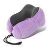 Almohada en forma de U Espuma viscoelástica Logotipo personalizado Almohada de viaje Almohada en forma de U Almohada creativa para el cuello Tela magnética Almohada para el cuello para la columna cervical Venta al por mayor