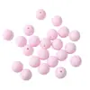 Cuentas Redondas Macaron Color Mate Esmerilado Acrílicas de 6-10mm para Cadena de Teléfono Móvil DIY, Pulsera, Joyería con Cuentas, Accesorios