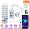 Controlador WiFi Graffiti de 24 Teclas Lámpara Graffiti Colorida con App Controlador Inteligente de Música por Infrarrojos