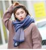 Cachecol de abacaxi feminino outono e inverno macio menina estudante estilo coreano versátil tricotado ins menina fofa cachecol de lã de inverno