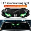 Bestseller transfronterizo: Luz solar para ventana de coche, luz triangular para ventana, luz de advertencia, luz ambiental decorativa, luz dinámica de ojo de diablo