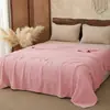 Manta de Gasa de Algodón Simple de Seis Capas Manta Tipo Toalla Individual Doble Persona Manta para Sofá Manta de Aire Acondicionado Manta para Siesta