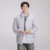 Chaqueta de Invierno 2026 Unisex para Exteriores tipo Puffer Cuello Alto Ligera 90% Plumón de Pato Blanco Estilo Pareja