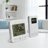 Termómetro Casual para Interior y Exterior Reloj Meteorológico Inalámbrico Estación Meteorológica Multilingüe