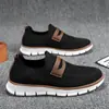 Zapatos para Hombre de Talla Grande, Moda Transfronteriza, Zapatos Casuales Transpirables, Zapatos Deportivos Ligeros de Suela Suave para Exteriores, Slip-On, Venta al por Mayor