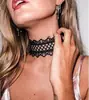 Collar Gótico de Encaje de Cristal Multicapa Estilo Palacio Retro de Venta Caliente Gargantilla Cadena para Clavícula