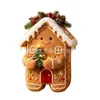 Ornaments de mesa de madeira de Natal de desenho animado retrô transfronteiriços pinguim urso boneco de neve decorações de mesa de sala de estar de feriado