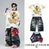 Ropa infantil de moda para street dance, atuendos hip-hop geniales de jazz para niños y niñas, disfraces de hiphop para actuación de batería, estilo callejero