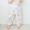 Calças Anti-Mosquito para Bebê Verão Fino Entrepernas Abertas Algodão Puro Pijama Climatizado para Meninos e Meninas Calças de Verão Infantis Calças para Bebê