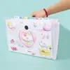 Bolsa Sanfonada Nova Fosca 3D Fofa para Estudante Transfronteiriça Pasta para Provas e Documentos Plástica Sanfonada A4