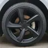 Adecuado para la Nueva Versión del Model Y de Tesla, la Nueva Tapa de Cubo de Rueda de 19 Pulgadas de Borde Completo Modificación Anti-Rayaduras Mejora
