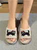 Novas Pantufas Importadas Desenho Gato Casal Tamanho Grande Outono Internas Casa Bico Aberto Listradas Versáteis Fashionáveis Algodão