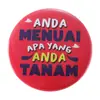 Serie de broches calientes con letras inglesas transfronterizas, broche moderno, texto inspirador exquisito, insignia de hojalata, pin decorativo para mochila