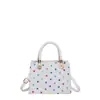 Bolso de mano para mujer de comercio exterior nuevo 2026 verano versátil bolso tote de lunares casual para el hombro estilo casual elegante bolso cruzado para mujer