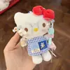 Super Lindo Colgante de Peluche Genuino de Kt Cat Llavero de Muñeca Hello Kitty Colgante para Delantal DIY