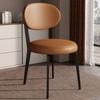 Bolso suave de lujo ligero estilo italiano silla de comedor para el hogar apartamento pequeño silla de comedor tienda de hamburguesas tienda de té con leche silla de restaurante fabricante de sillas de comedor