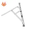 Suporte de janela de aço inoxidável espessado com articulação de quatro elos, suporte deslizante de abertura plana, projeto de reforma residencial, acessórios de ferragens para janelas de alumínio com corte térmico, venda direta do fabricante