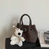 Bolsos Pequeños de Moda Populares para Mujer 2025 Nuevo Exquisito Versátil Bolso Cruzado de Moda Súper Caliente Bolso Tote Tipo Cubo