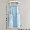 Avental de Desenho Animado Fashion Impermeável Cozinha Uso Doméstico Verão Avental Fino para Cintura Estampado LOGO Uniforme de Trabalho para Catering