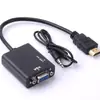 Cable Adaptador de HDTV a VGA Convertidor de Video de Alta Definición de HDTV a VGA Soporta 1080P En Stock