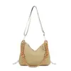 Bolso de hombro casual simple versátil de color liso para mujer para primavera-verano de Cloud Love, bolso cruzado de gran capacidad con diseño de nicho