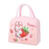 Bolsa térmica de desenho animado transfronteiriça de grande capacidade em tecido Oxford para lancheira, impressão de logotipo de fábrica, bolsa de almoço, bolsa de folha de alumínio, atacado