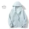Nova jaqueta de fleece para homens e mulheres, moletom quente com zíper para esportes de caminhada ao ar livre, casaco grosso de fleece com capuz para outono e inverno
