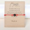 Pulsera popular europea y americana de Amazon AliExpress transfronteriza de siete secciones Pulsera de cuerda roja pavo real pulsera simple