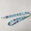 Cordón para Teléfono Móvil de Dibujos Animados Lanyard Cinta de Transferencia Térmica Insignia Cordón para Certificado Poliéster Impreso Tarjeta de Trabajo Cordón para Tarjeta de Estudiante