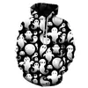 Suéter Masculino com Gola Alta e Capuz 3D com Estampa Digital de Animação Cartoon de Halloween da Amazon Cross-border 2023