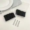 Pinza Lateral Negra Invisible para Flequillo, Pasador para Niños y Adultos, Pinza Lateral Pequeña para Accesorios de Cabello de Niñas