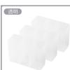 Caja de Almacenamiento Simple sin Perforaciones Montada en la Pared Transparente Montado en la Pared Gabinete con Espejo Cosmético Lápiz de Cejas Pincel Lápiz Labial Estante para Cuidado de la Piel