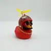 Enfeites de Carro de Pato Quebrando Pato de Natal Andando de Bicicleta Elétrica Decorações de Bicicleta Pato Vermelho Pequeno Interior Pato Amarelo Pequeno