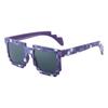 2023 nuevos gafas de mosaico gafas de sol personalizadas gafas de sol de píxeles al por mayor tendencia personalizada moda gafas de sol de marca grande