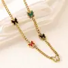 Nuevo Collar de Acero Inoxidable de Lujo con Madreperla y Circonita con Goteo de Aceite para Mujer, Acero de Titanio Versátil y de Nicho Dorado de 18K que No se Desvanece