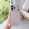 Funda para teléfono mate con ventana grande, anticaída, cubierta protectora con aceite en spray tipo piel, adecuada para iPhone 17 Pro Max y Apple 16/15