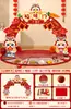 Decoración de Escena para el Primer Cumpleaños de Bebé Serpiente, Suministros y Accesorios para Fiesta de Cumpleaños, Set Completo con Sentido de Ceremonia