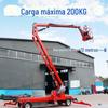 Vendas Diretas de Fábrica Plataforma de Trabalho Aéreo Elétrica com Braço Curvo de 46 metros, Elevador Aranha Diesel de Dupla Finalidade