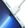 Cabo de Carregamento Rápido 3 em 1, Cabo de Carregamento Multifuncional para Celular USB A para USB C Micro USB Compatível com Lightning Trançado Cabo de Carregamento Múltiplo Carregador Universal para Celulares Tablets Carro