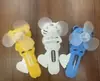 Abanico Plegable Hecho a Mano, Abanico de Manivela de Dibujos Animados de Verano, Juguete Infantil, Mini Ventilador, Ventilador para Estudiantes, Regalo de Premio Promocional