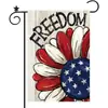 Bandeira de Jardim Decorativa para Feriados Mais Vendida Transfronteiriça Bandeira do Dia da Independência Americana Estrelas e Listras Bandeira para Pendurar em Pátio Externo
