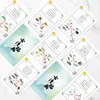 55 Cartões Pequenos de Ilustração de Poesia Antiga Cartões de Aprendizagem para Recitação de Cenas Estudantis Papelaria Criativa para Aprendizagem Infantil