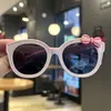 Gafas de Sol Polarizadas Infantiles Sencillas con Lazo, Gafas de Sol de Moda Versátiles para Niñas, Gafas para Fotos de Protección Solar de Verano