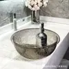 Lavabo con Ondas de Agua para Baño y Cocina del Hogar, Lavabo Transparente Creativo para Lavar Verduras, Lavabo, Lavabo