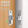 Pestillo de Puerta de Aleación de Aluminio de 90 Grados sin Taladro Clip de Pestillo para Puerta Corredera Montaje en Superficie Pestillo de Puerta Basculante de 180 Grados