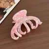 Pinza de Garra de Calabaza de Acetato Gruesa Extra Grande Súper Agarre para Peinados Altos Pinza de Tiburón Pinza para el Cabello Versátil para Coletas Altas Accesorios Simples para el Cabello