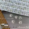 Pedras de Zircônia Sem Base, Produto Acabado, Bolas de Diamante Empilhadas, Decorações de Diamante para Nail Art, Lote Completo, Bolas de Diamante Super Brilhantes para Nail Art, Decorações para Nail Art