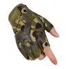 Luvas Táticas Militares Meio Dedo para Homens Outdoor Antiderrapantes Resistentes ao Desgaste Ciclismo Montanhismo Treinamento Físico Luvas de Proteção Sem Dedos