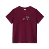 Camiseta de Manga Corta para Mujer con Hombros Normales, Nuevo Estilo Popular Verano 2026, Top Versátil Holgado Talla Grande Ins